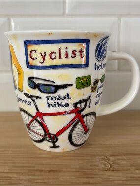Dunoon fine bone china cycling mug